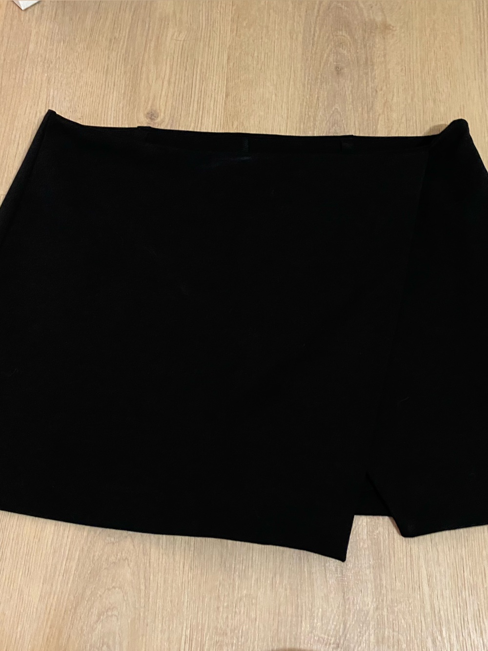 Joe Fresh Black Asymmetric Mini Skirt